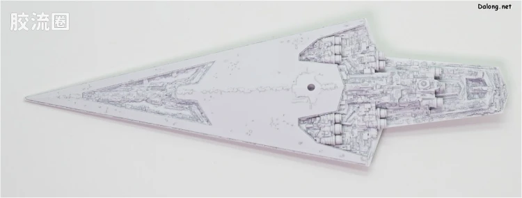 万代 星球大战系列拼装模型 Vehicle Model系列 1/100000 执行者级超级歼星舰 - 图片
