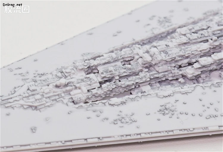 万代 星球大战系列拼装模型 Vehicle Model系列 1/100000 执行者级超级歼星舰 - 图片