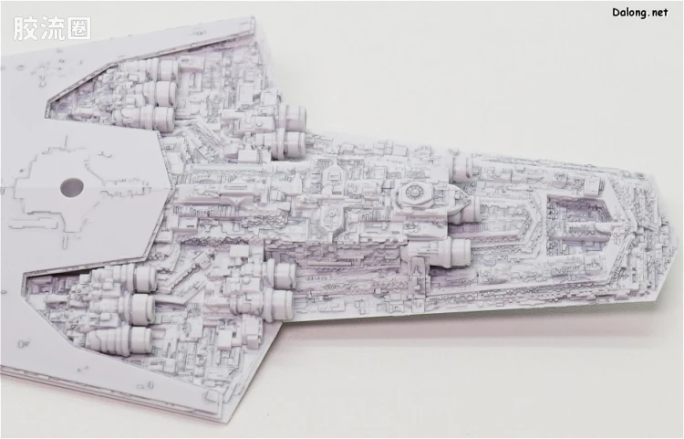 万代 星球大战系列拼装模型 Vehicle Model系列 1/100000 执行者级超级歼星舰 - 图片