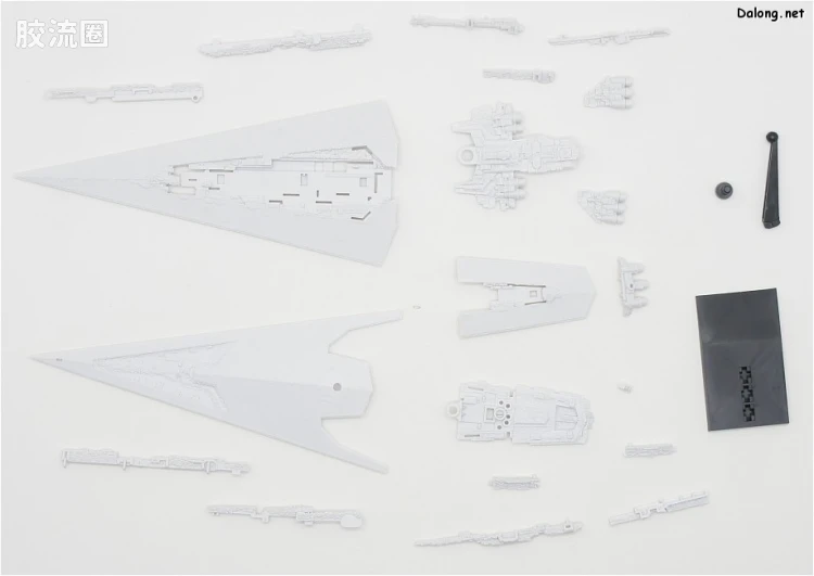 万代 星球大战系列拼装模型 Vehicle Model系列 1/100000 执行者级超级歼星舰 - 图片
