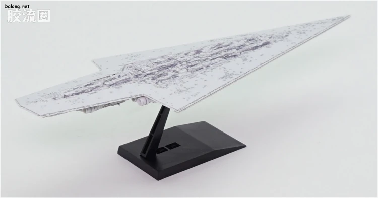 万代 星球大战系列拼装模型 Vehicle Model系列 1/100000 执行者级超级歼星舰 - 图片