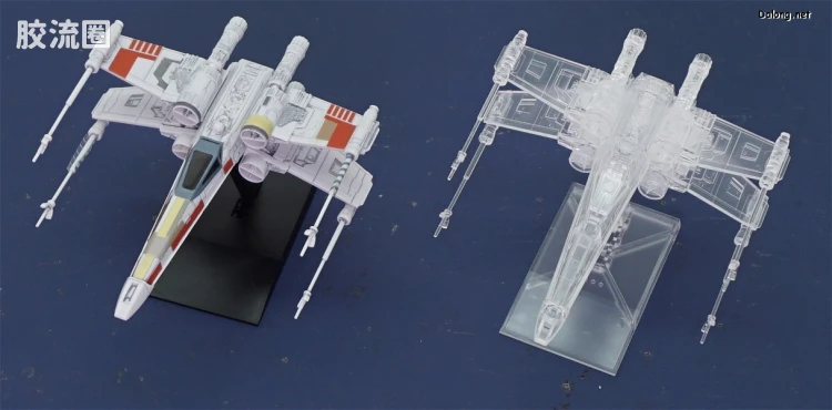 万代 星球大战系列拼装模型 Vehicle Model系列 星球大战EP6 透明Ver. - 图片