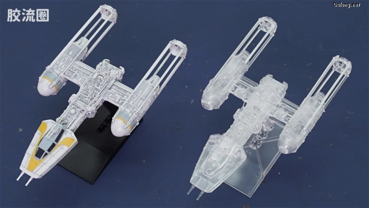 万代 星球大战系列拼装模型 Vehicle Model系列 星球大战EP6 透明Ver. - 图片