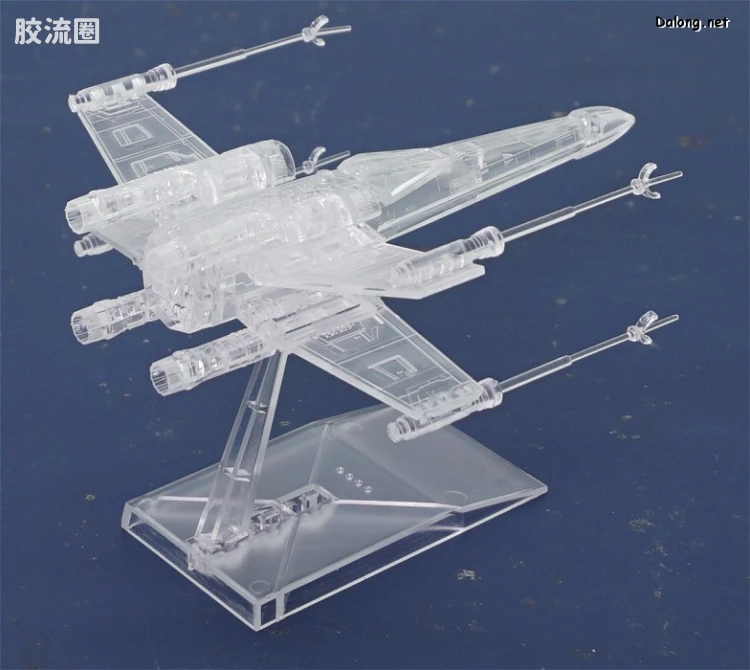 万代 星球大战系列拼装模型 Vehicle Model系列 星球大战EP6 透明Ver. - 图片