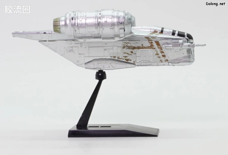 万代 星球大战系列拼装模型 Vehicle Model系列 剃刀冠号(银色涂层Ver.) - 图片