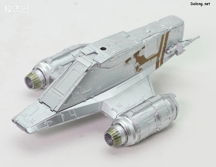 万代 星球大战系列拼装模型 Vehicle Model系列 剃刀冠号(银色涂层Ver.) - 图片