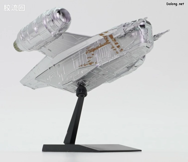 万代 星球大战系列拼装模型 Vehicle Model系列 剃刀冠号(银色涂层Ver.) - 图片
