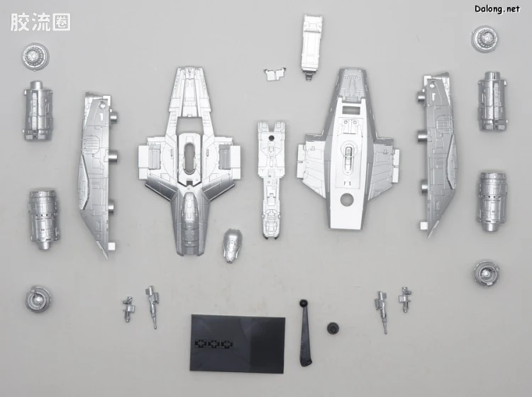 万代 星球大战系列拼装模型 Vehicle Model系列 剃刀冠号(银色涂层Ver.) - 图片