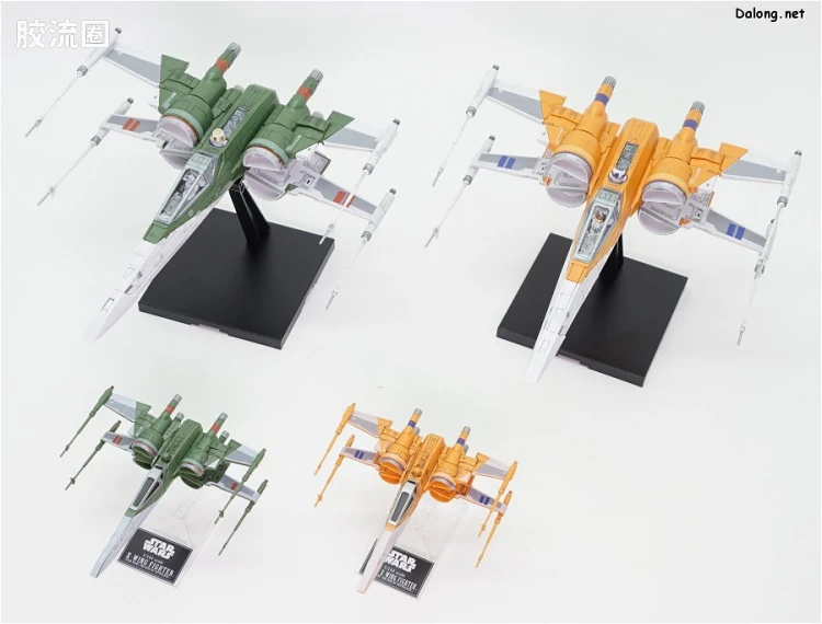 万代 星球大战系列拼装模型 Vehicle Model系列 1/144 X翼战机 与 X翼达默龙机 Ver.天行者崛起 套装 - 图片