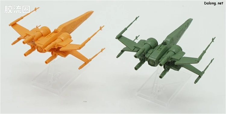 万代 星球大战系列拼装模型 Vehicle Model系列 1/144 X翼战机 与 X翼达默龙机 Ver.天行者崛起 套装 - 图片