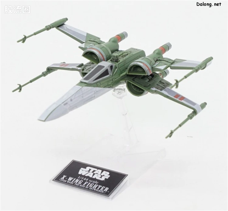 万代 星球大战系列拼装模型 Vehicle Model系列 1/144 X翼战机 与 X翼达默龙机 Ver.天行者崛起 套装 - 图片