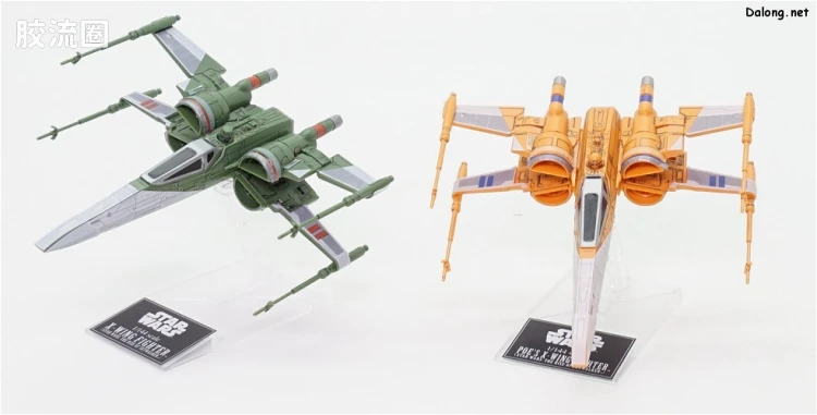 万代 星球大战系列拼装模型 Vehicle Model系列 1/144 X翼战机 与 X翼达默龙机 Ver.天行者崛起 套装 - 图片