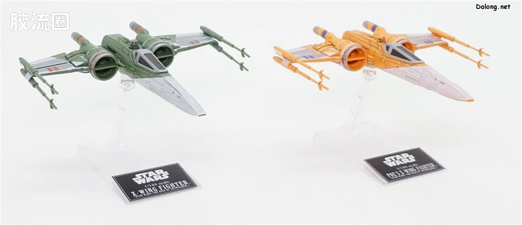 万代 星球大战系列拼装模型 Vehicle Model系列 1/144 X翼战机 与 X翼达默龙机 Ver.天行者崛起 套装 - 图片