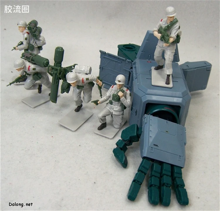 UCHG系列拼装模型 普通版 04 地球联邦军 对MS特技兵套装 - 图片