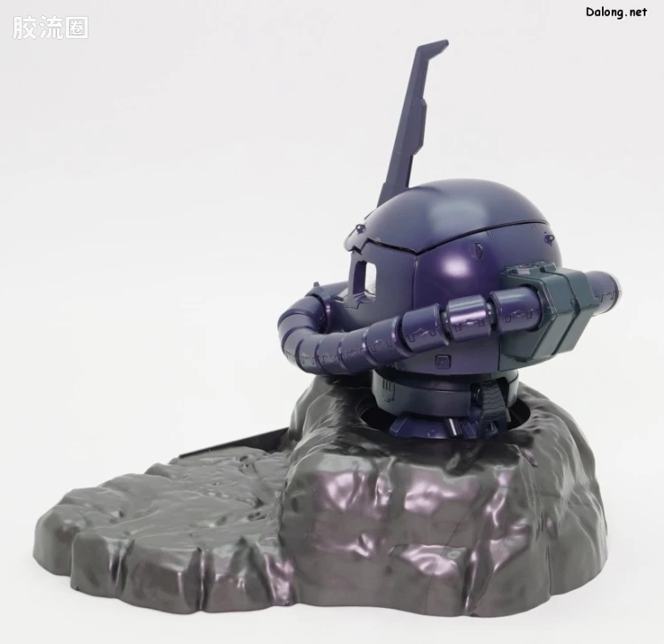 UCHG系列拼装模型 限定版 MS-06R-1A 扎古头 黑色三连星配色 Ver. - 图片