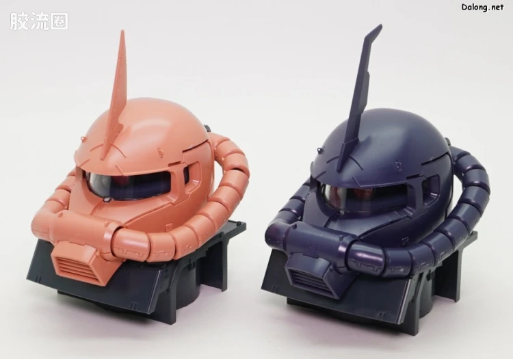 UCHG系列拼装模型 限定版 MS-06R-1A 扎古头 黑色三连星配色 Ver. - 图片