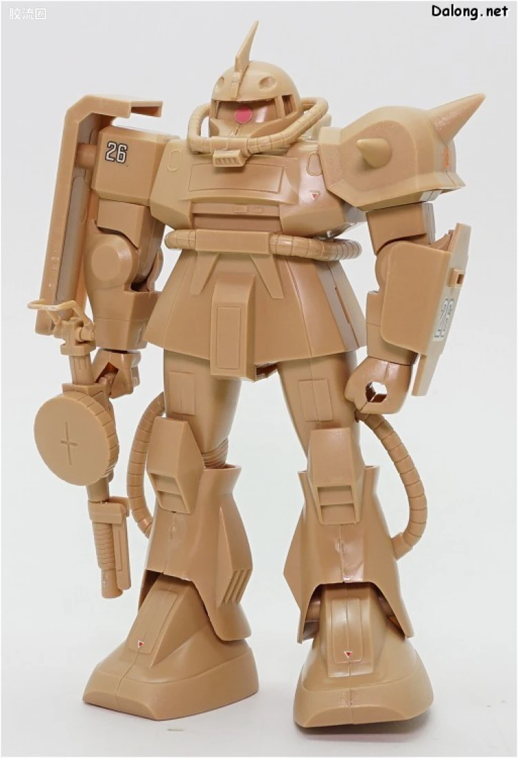 机动战士变体 高达MSV 拼装模型 1/144 04 MS-06D 沙漠型扎古 - 图片
