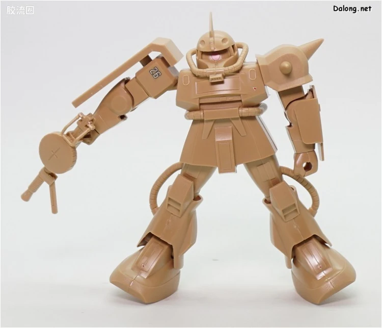 机动战士变体 高达MSV 拼装模型 1/144 04 MS-06D 沙漠型扎古 - 图片