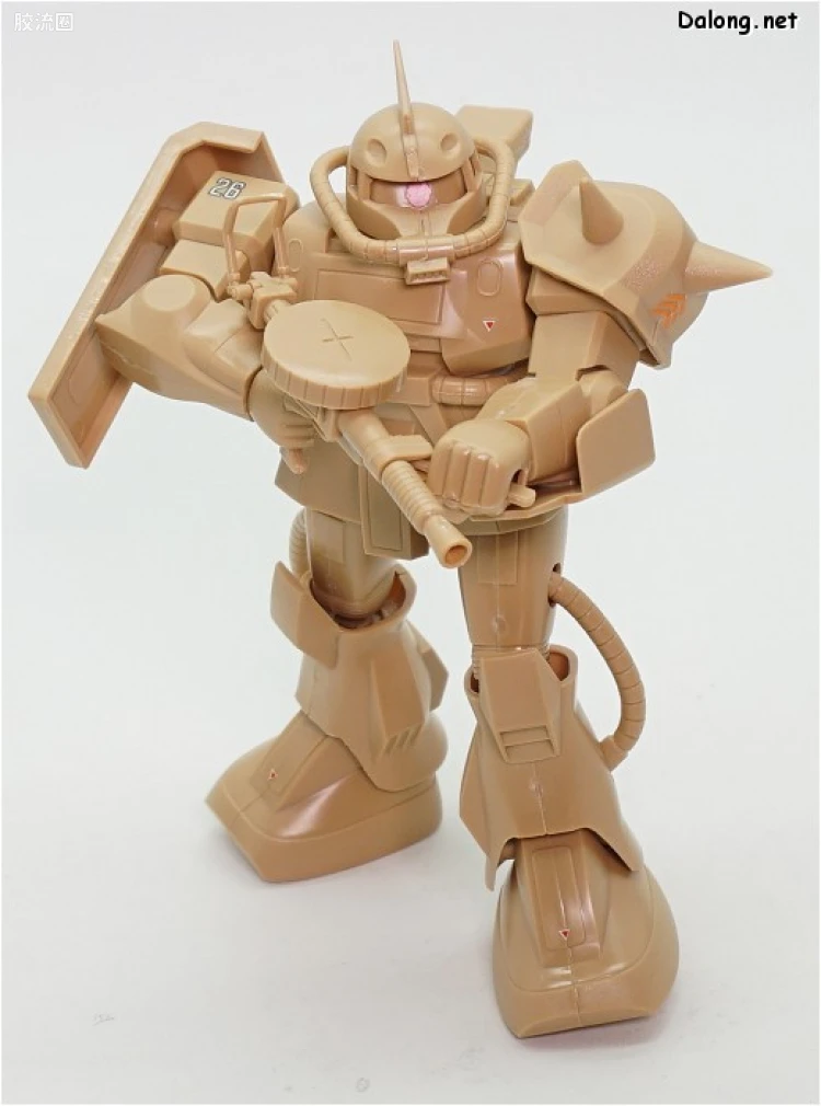 机动战士变体 高达MSV 拼装模型 1/144 04 MS-06D 沙漠型扎古 - 图片