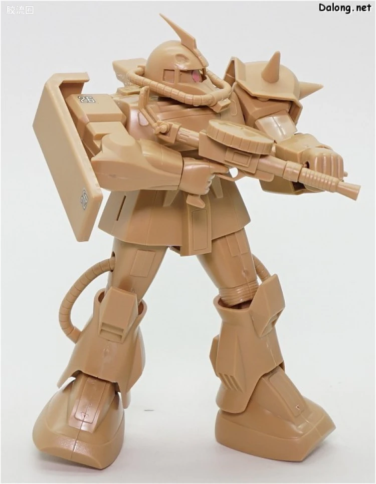 机动战士变体 高达MSV 拼装模型 1/144 04 MS-06D 沙漠型扎古 - 图片