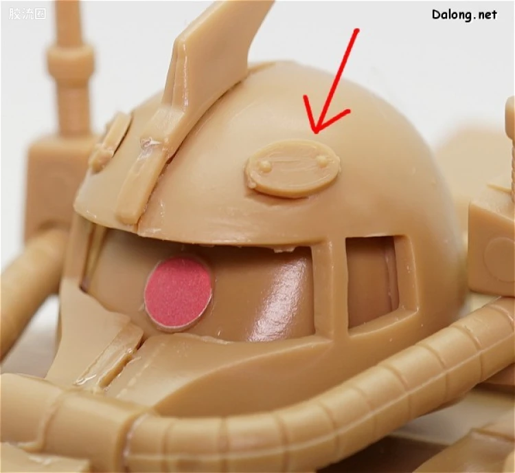机动战士变体 高达MSV 拼装模型 1/144 04 MS-06D 沙漠型扎古 - 图片