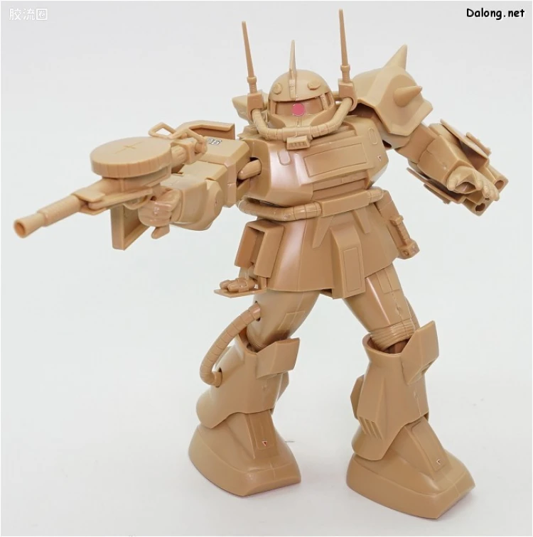 机动战士变体 高达MSV 拼装模型 1/144 04 MS-06D 沙漠型扎古 - 图片