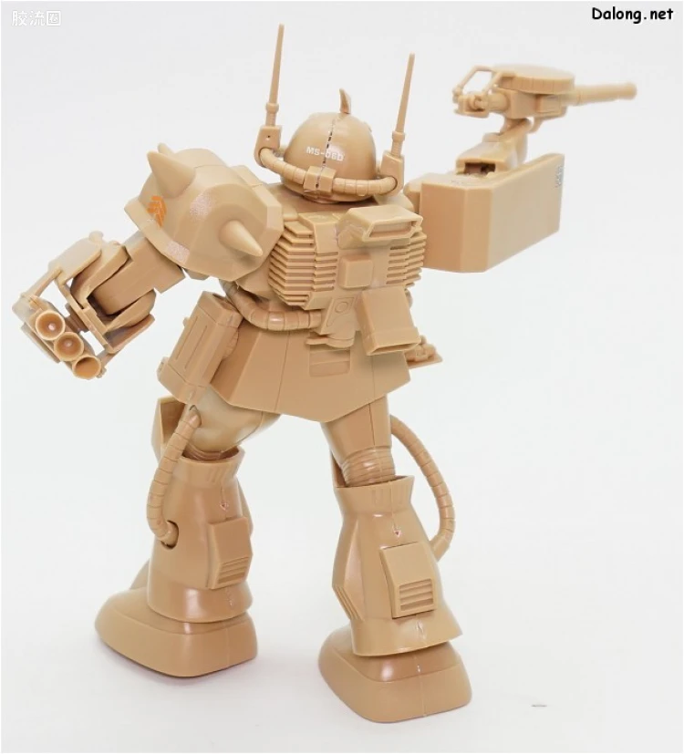 机动战士变体 高达MSV 拼装模型 1/144 04 MS-06D 沙漠型扎古 - 图片