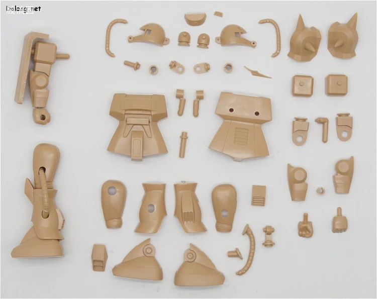 机动战士变体 高达MSV 拼装模型 1/144 04 MS-06D 沙漠型扎古 - 图片