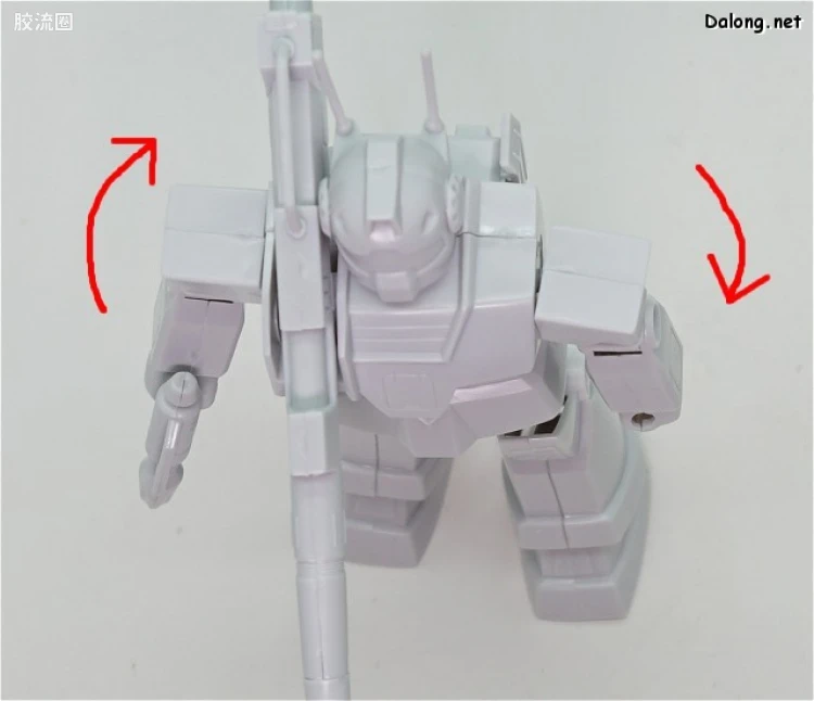 机动战士变体 高达MSV 拼装模型 1/144 05 RGC-80 吉姆加农 - 图片