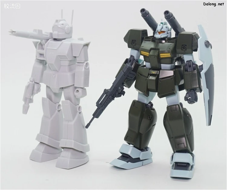 机动战士变体 高达MSV 拼装模型 1/144 05 RGC-80 吉姆加农 - 图片