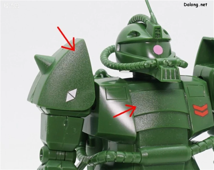 机动战士变体 高达MSV 拼装模型 1/144 06 MS-06M 水中型扎古 - 图片