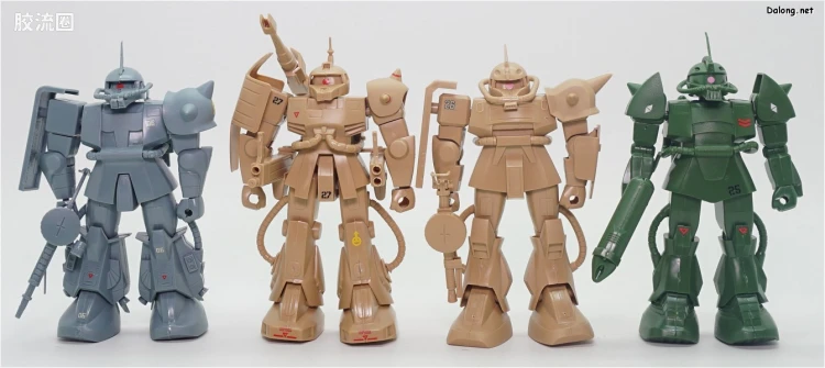 机动战士变体 高达MSV 拼装模型 1/144 06 MS-06M 水中型扎古 - 图片