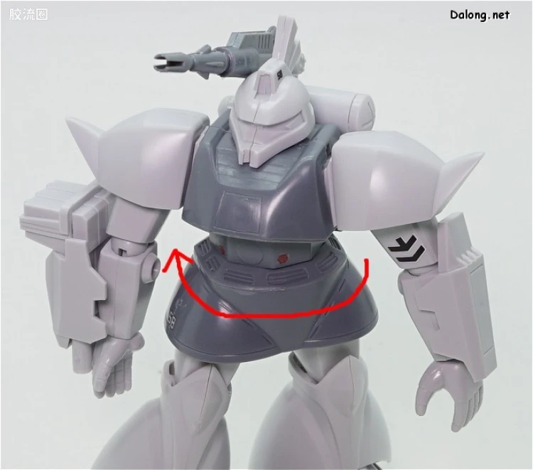 机动战士变体 高达MSV 拼装模型 1/144 07 MS-14C 勇士加农 - 图片