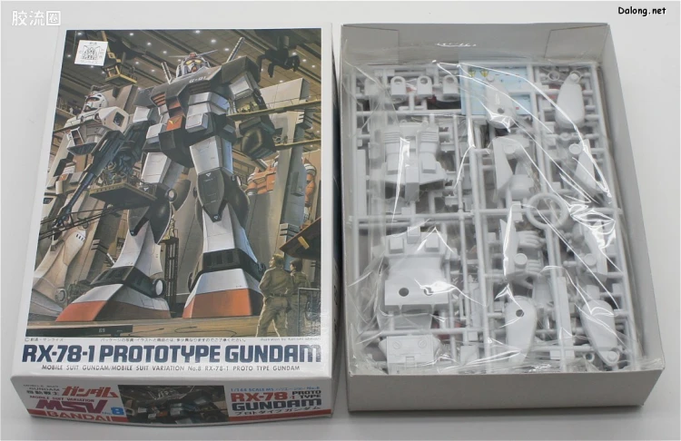 机动战士变体 高达MSV 拼装模型 1/144 08 RX-78-1 原型高达 - 图片