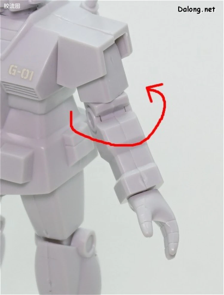 机动战士变体 高达MSV 拼装模型 1/144 08 RX-78-1 原型高达 - 图片