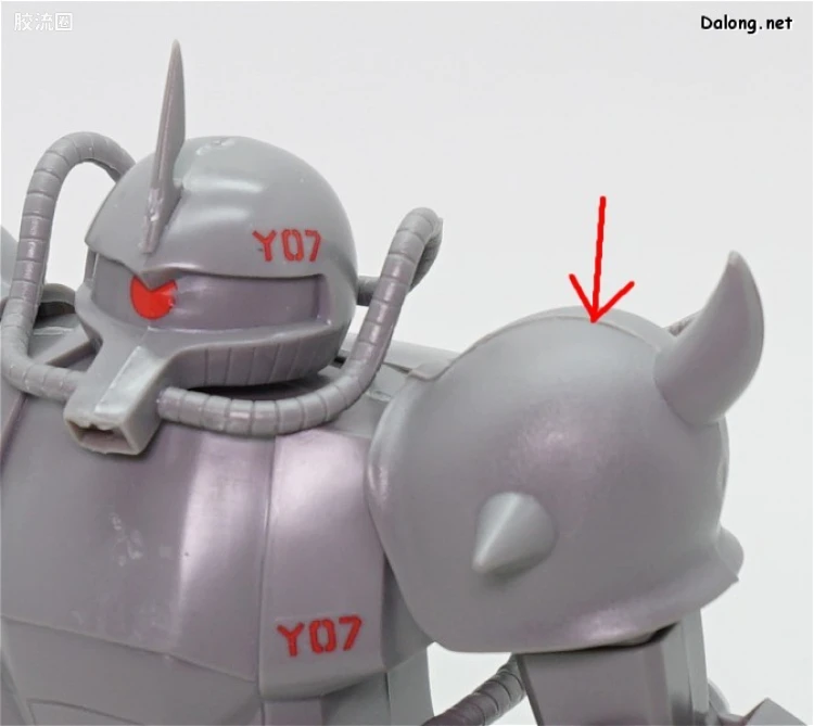 机动战士变体 高达MSV 拼装模型 1/144 09 MS-07H 飞行试验型老虎 - 图片