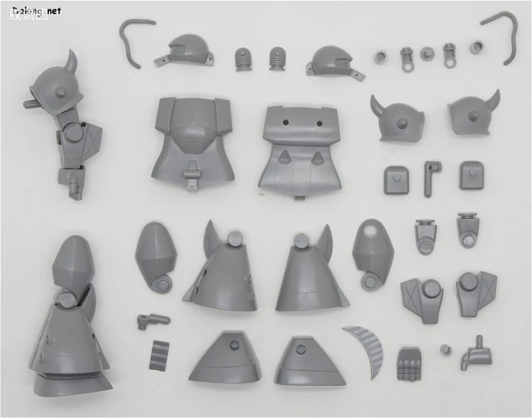 机动战士变体 高达MSV 拼装模型 1/144 09 MS-07H 飞行试验型老虎 - 图片