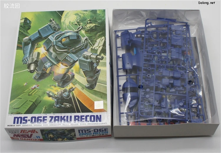 机动战士变体 高达MSV 拼装模型 1/144 11 MS-06E 强行侦察型扎古 - 图片