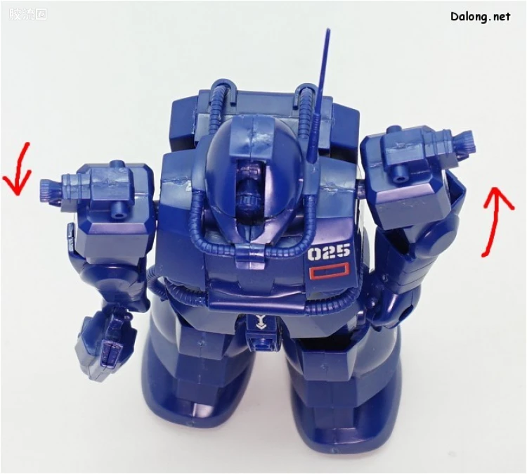 机动战士变体 高达MSV 拼装模型 1/144 11 MS-06E 强行侦察型扎古 - 图片