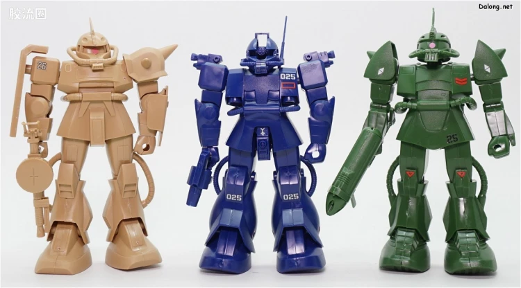机动战士变体 高达MSV 拼装模型 1/144 11 MS-06E 强行侦察型扎古 - 图片