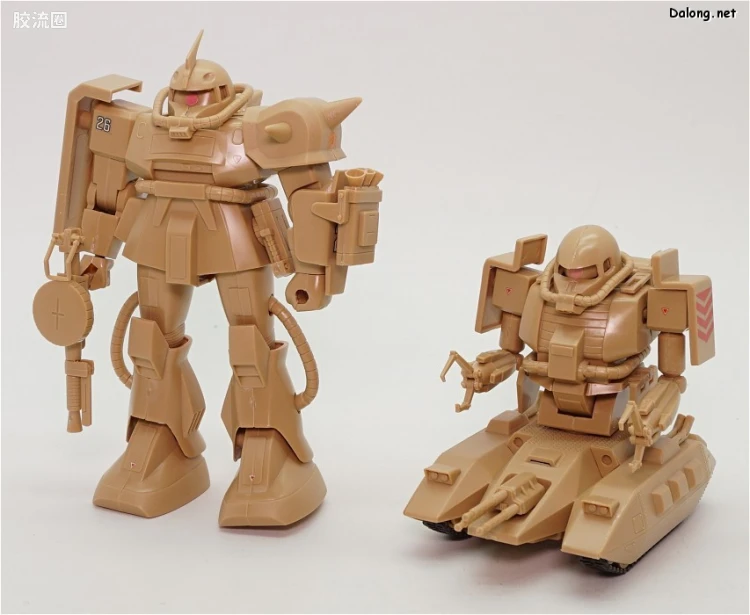 机动战士变体 高达MSV 拼装模型 1/144 12 MS-06V 扎古坦克 - 图片