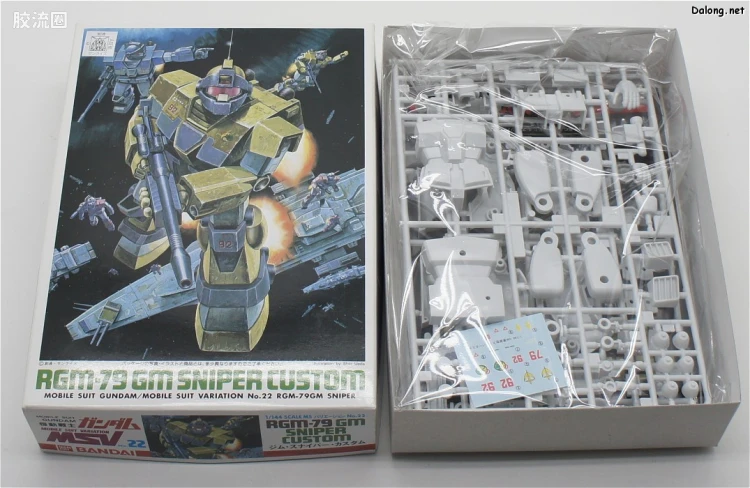机动战士变体 高达MSV 拼装模型 1/144 22 RGM-79SC 狙击特装型吉姆 - 图片