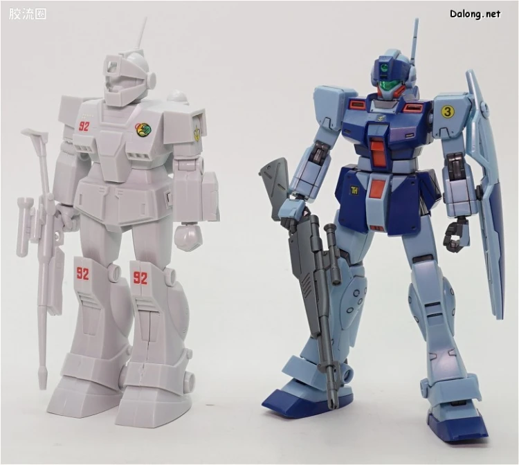 机动战士变体 高达MSV 拼装模型 1/144 22 RGM-79SC 狙击特装型吉姆 - 图片