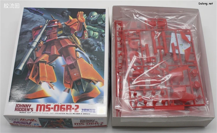 机动战士变体 高达MSV 拼装模型 1/144 23 MS-06R-2 高机动型扎古Ⅱ[强尼·莱丁专用机] - 图片