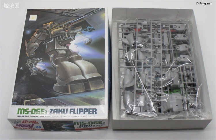 机动战士变体 高达MSV 拼装模型 1/144 24 MS-06E-3 强行侦察型扎古 - 图片