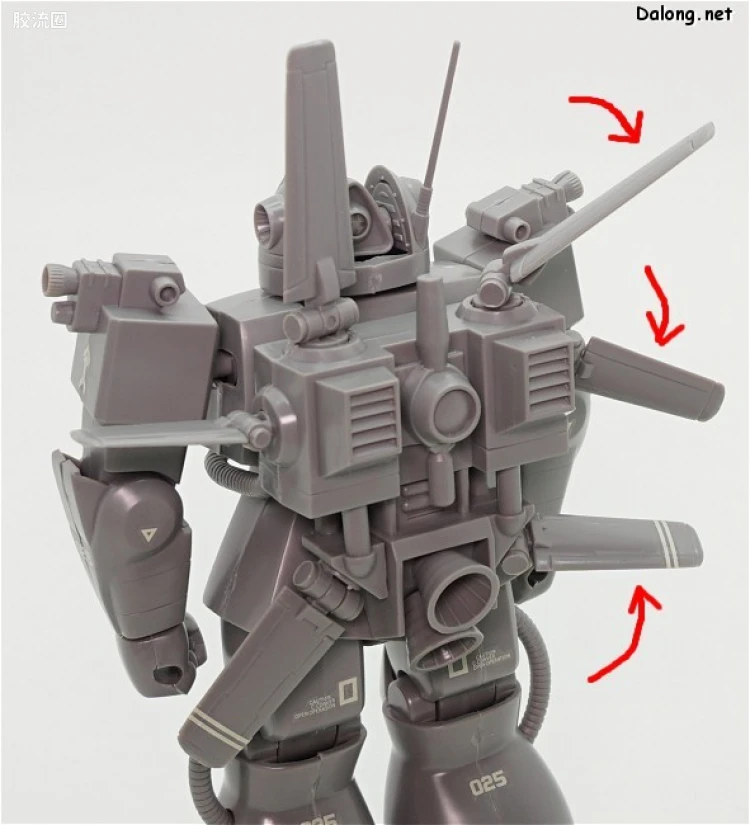 机动战士变体 高达MSV 拼装模型 1/144 24 MS-06E-3 强行侦察型扎古 - 图片