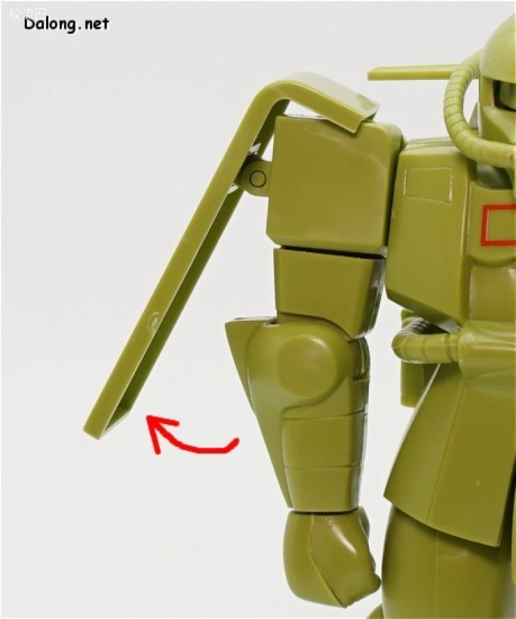 机动战士变体 高达MSV 拼装模型 1/144 25 MS-06F 布雷型扎古Ⅱ - 图片