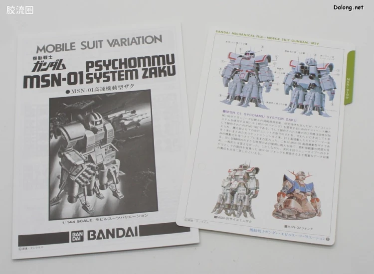 机动战士变体 高达MSV 拼装模型 1/144 27 MSN-01 塞可缪系统扎古 - 图片