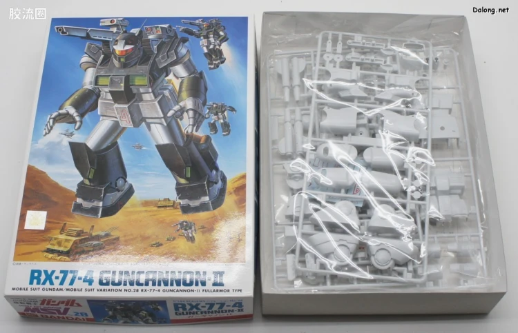 机动战士变体 高达MSV 拼装模型 1/144 28 RX-77-4 钢加农Ⅱ - 图片