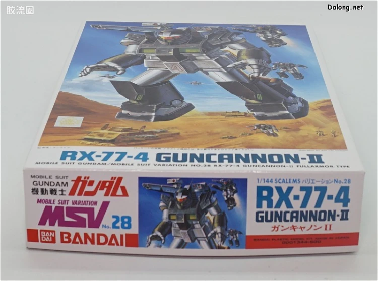 机动战士变体 高达MSV 拼装模型 1/144 28 RX-77-4 钢加农Ⅱ - 图片